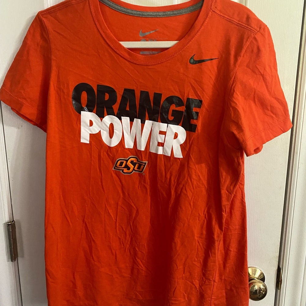 Nike Womens OSU Cowboys Shirt Size XL